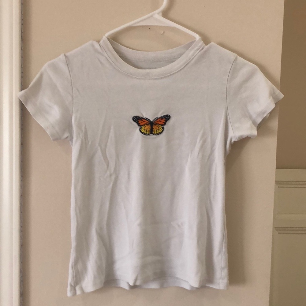 brandy melville butterfly shirt